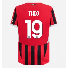 AC Milan Theo Hernandez #19 Hemmakläder 2024-25 Kortärmad